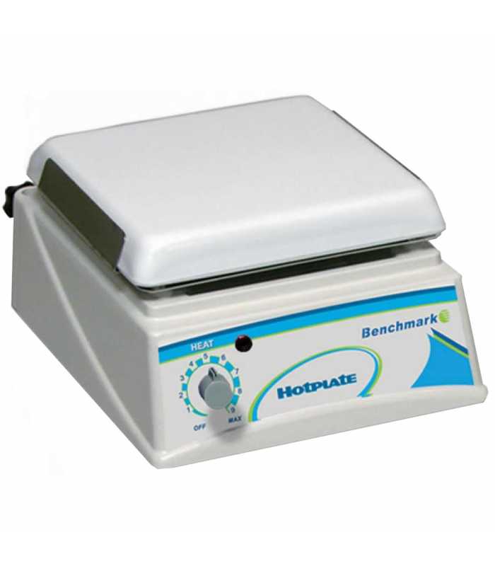 Benchmark Scientific H4000H [H4000-H-E] Hotplate with Chemical Resistant Surface, 7.5"x7.5", 230V