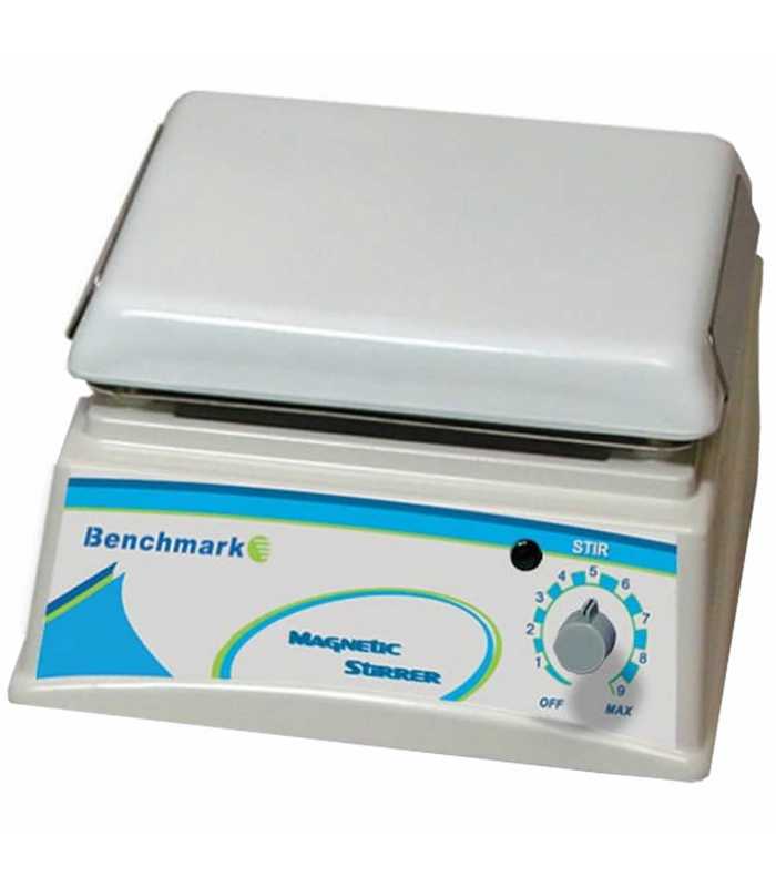 Benchmark Scientific H4000SE [H4000-S-E] Magnetic Stirrer with Chemical Resistant Surface, 7.5"x7.5", 230V