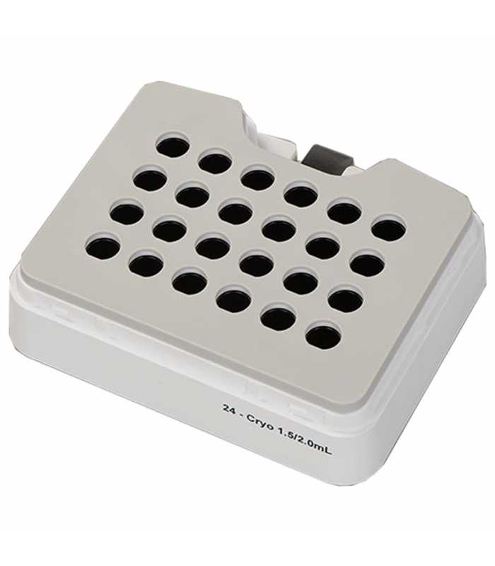 Benchmark Scientific H51002CR [H5100-2CR] Block for MultiTherm Touch, Holds 24 1.5/2mL Cryovials