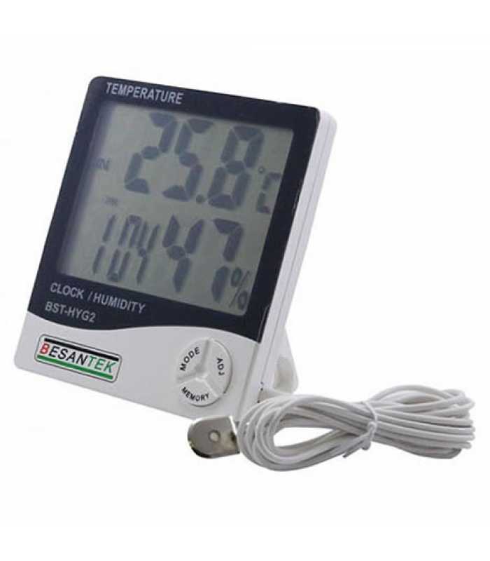 Besantek BSTHYG2 [BST-HYG2] Large Display Thermo-Hygrometer, -14 to 122°F (- 10 to 50 °C)