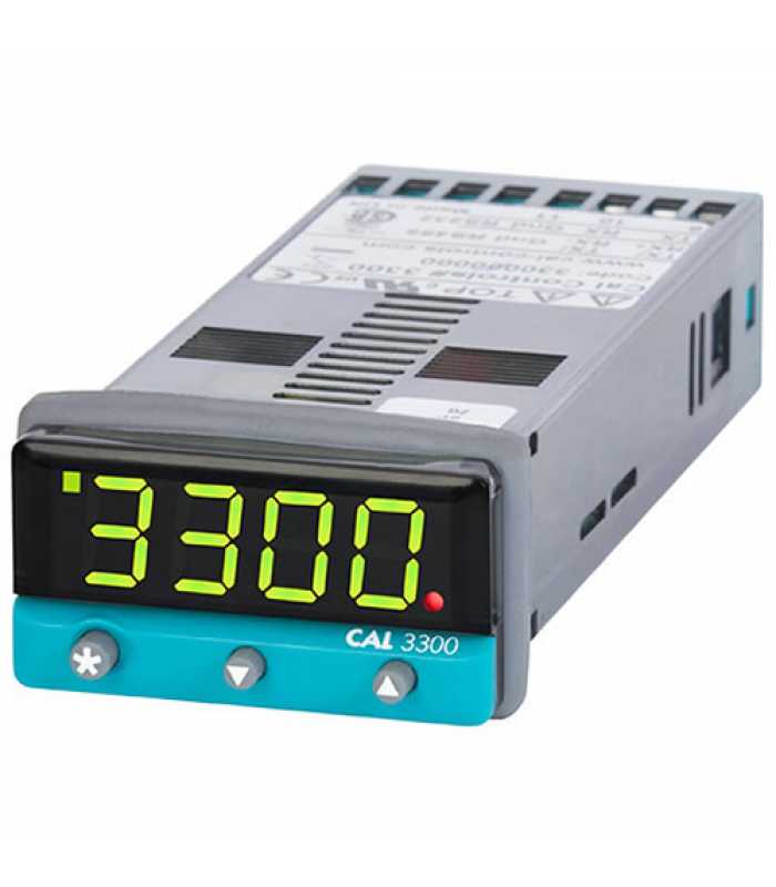 CAL Controls 3300 [331100400] 1/32 DIN, PID Temperature Controller, Relay / Relay Output, RS485 Fitted, 100-240V AC