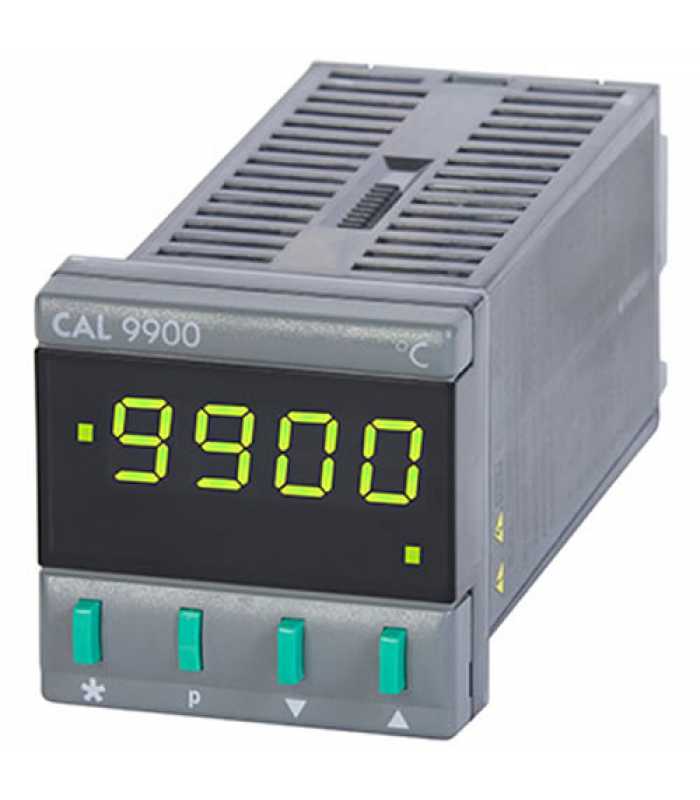 CAL Controls 9900 [99102C] 1/16 DIN, PID Temperature Controller, Thermocouples / 2-wire RTD or Linear Input, Relay Output 1, No Output 2, 230 VAC ±15%