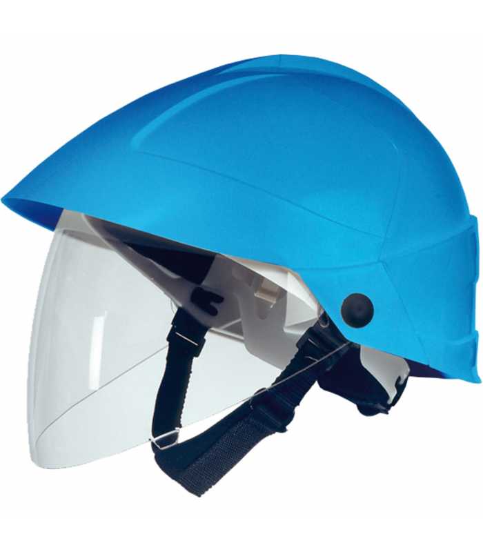 CATU MO-185 [MO-185-B] Insulated Safety Helmet Blue w/ Face Shield, 52 - 64 cm