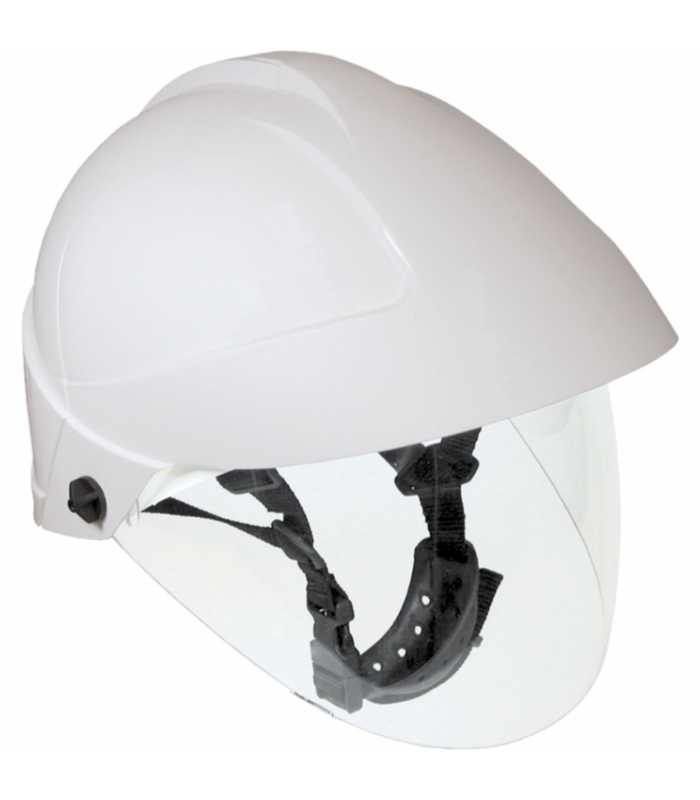 CATU MO-185 [MO-185-BLM] Insulated Safety Helmet White w/ Face Shield & Chinstrap, 52 - 64 cm
