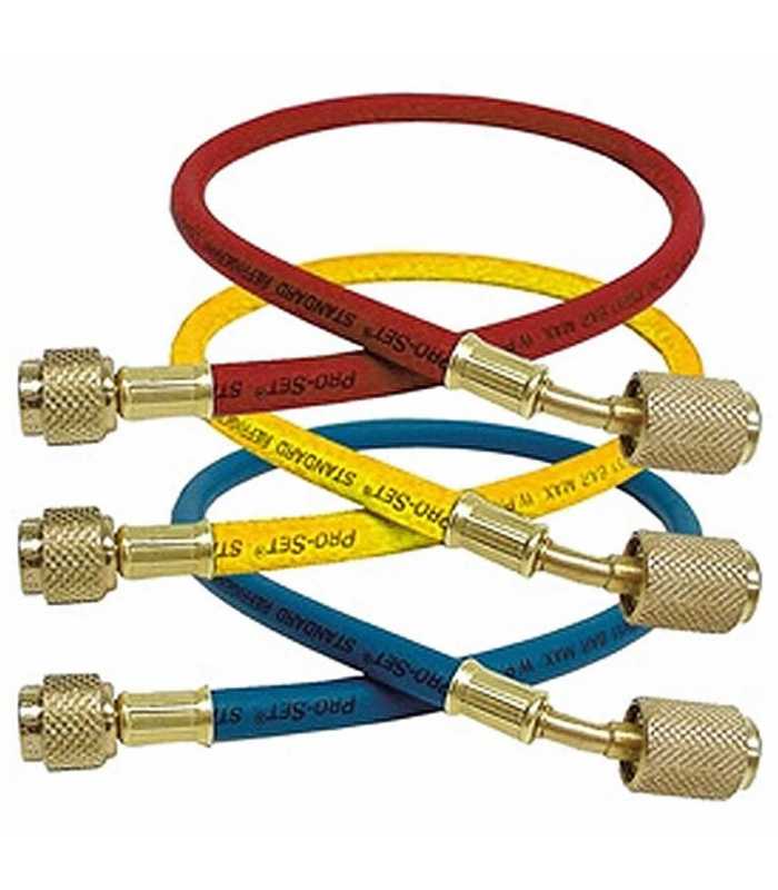 CPS Pro-Set [HP3A] Premium Hose, 1/4 in. SAE Fittings, ABB Valve, 3ft., 3-Pack