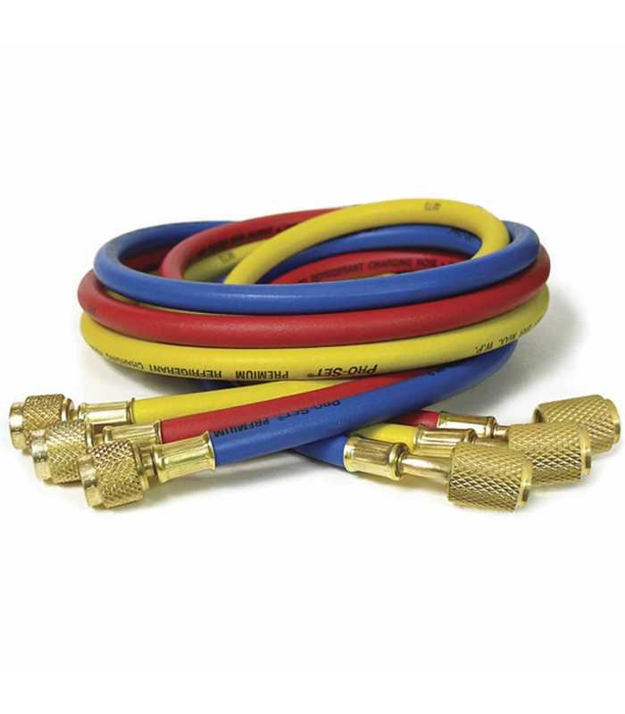 CPS HP5A [HP5A] Refrigerant Charge Hose with MicroSeal, 1/4 in, 5ft. (1.5m), 3-Pack