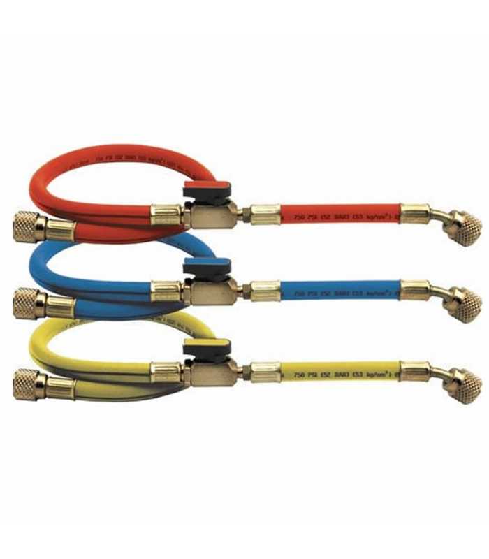 CPS HP6L [HP6L] Premium Hoses,1/4 in. SAE Fittings, In-Line Ball Valve, 6ft., 3 Pack