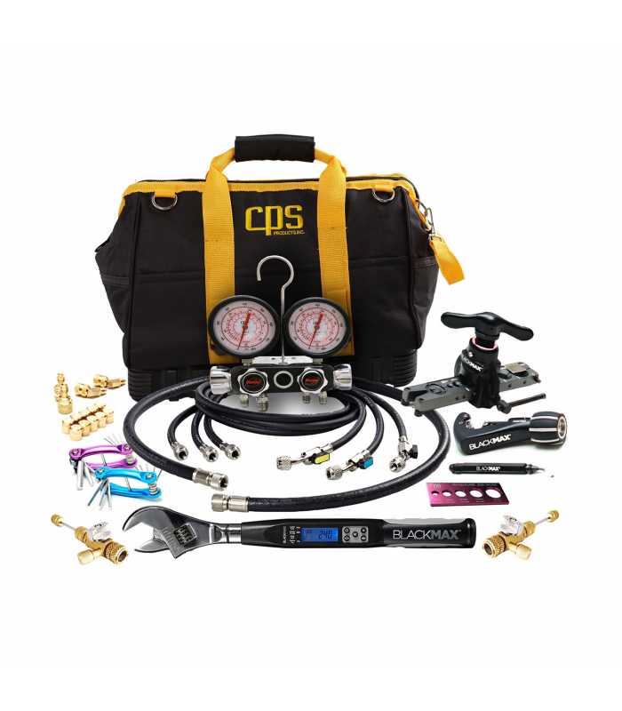 CPS TLB410KIT [TLB410KIT] Mini-Split Tool Kit with Pro-Set Premium Piston Series Manifold