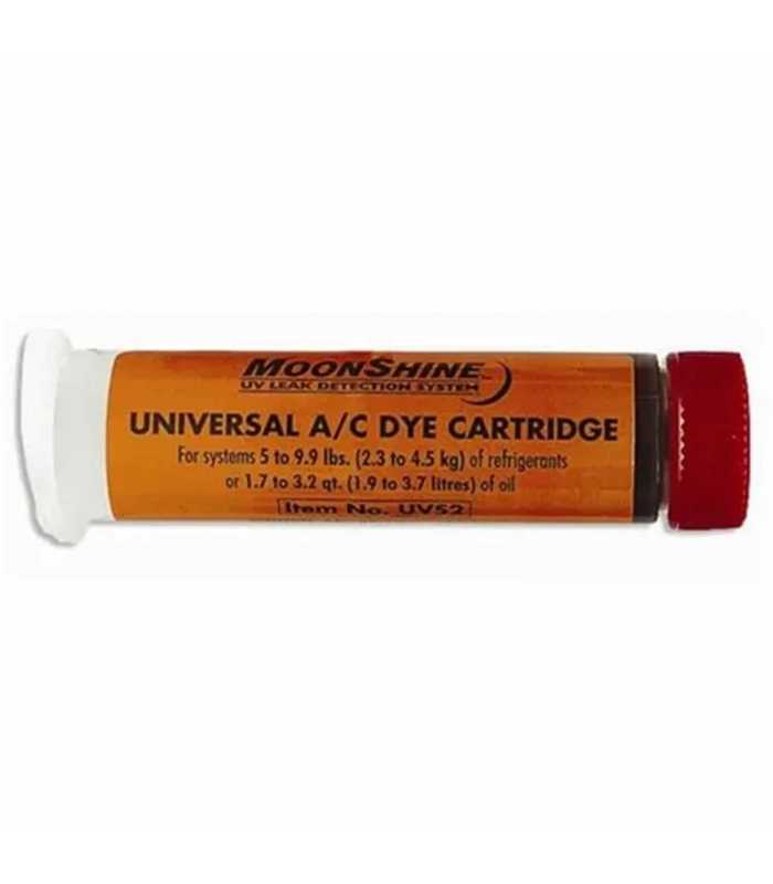 CPS UVS2 [UVS2] Moonshine Prefilled/Disposable Refrigerant Dye Squeeze Cartridges, 1.7 to 3.2qt Refrigerant Oil, Orange