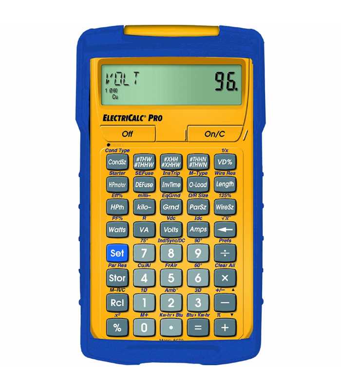 Calculated Industries ElectriCalc Pro [5070] Electrical Code Calculator