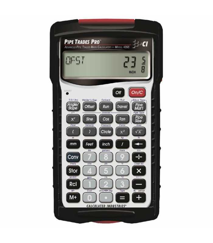 Calculated Industries Pipe Trades Pro [4095] Advanced Pipe Trades Math Calculator