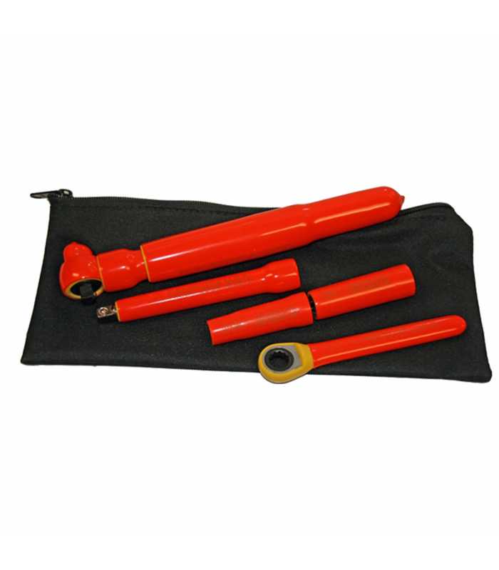Cementex ITS5BK [ITS-5BK] 5-Piece Insulated Battery Tool Kit with Zippered Pouch