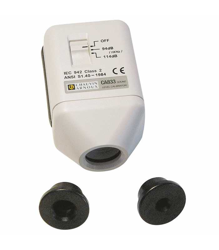 Chauvin Arnoux CA 833 [P01185301] Sound Level Calibrator