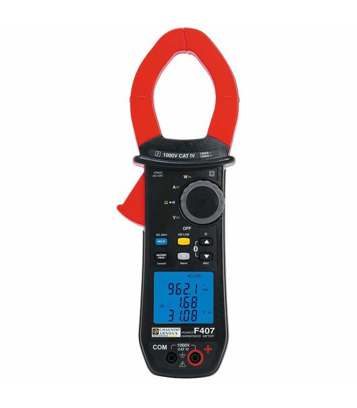Chauvin Arnoux F407 [P01120947] 1000V AC/DC TRMS Clamp Meter