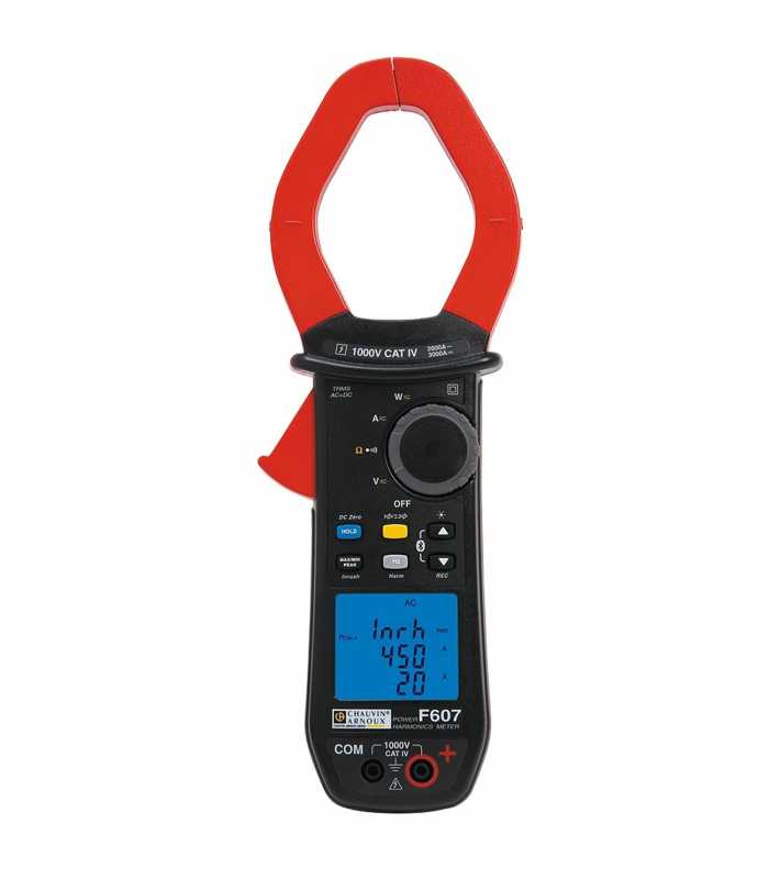 Chauvin Arnoux F607 [P01120967] 1000V AC/DC TRMS Multimeter Clamp Meter