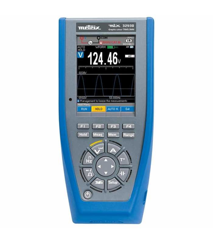 Chauvin Arnoux Metrix MTX 3293B-BT [MTX3293B-BT] Color Chart Recorder Digital Multimeter w/ Bluetooth