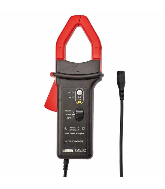 Chauvin Arnoux PAC 27 [P01120127] 0.5 - 1000A AC/ 0.5 - 1400A DC AC/DC Clamp Meter Adapter