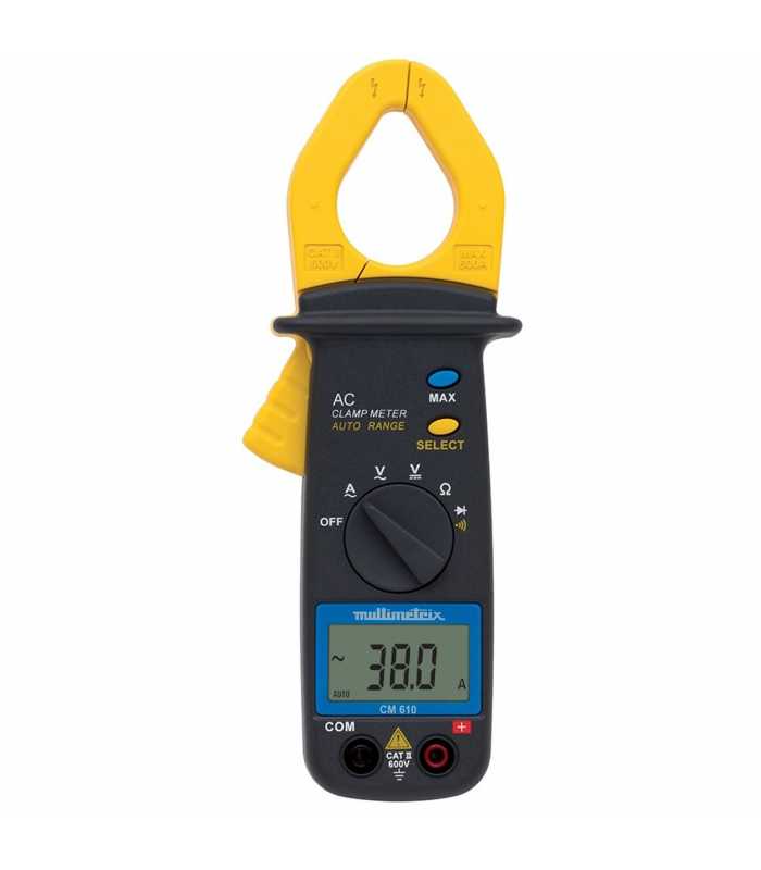 Chauvin Arnoux CM610 [P06232002] 600A AC Multimetrix TRMS Clamp-on Meter