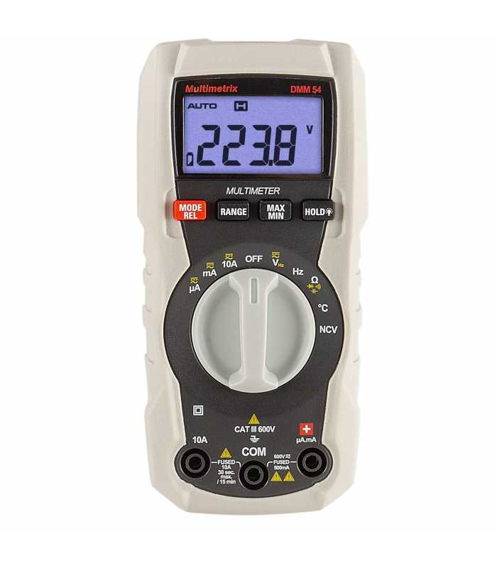 Chauvin Arnoux DMM 54 [P06231424Z] 10A AC/DC Handheld Digital Multimeter