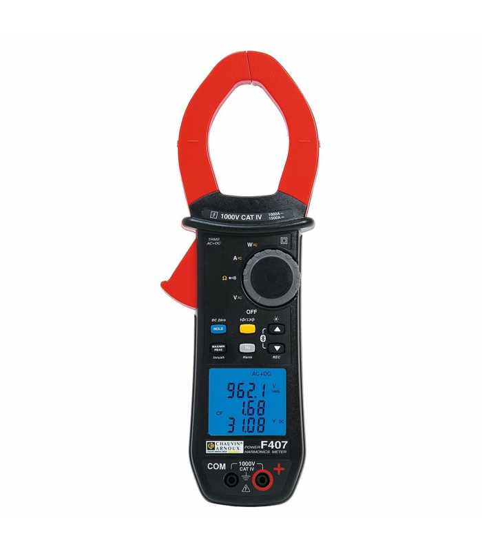 Chauvin Arnoux F407 [P01120947] 1000V AC/DC TRMS Clamp Meter