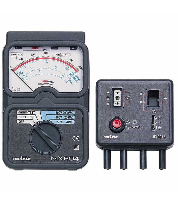 Chauvin Arnoux Metrix MX 604 [MX0604] 50V / 500V DC Insulation Tester