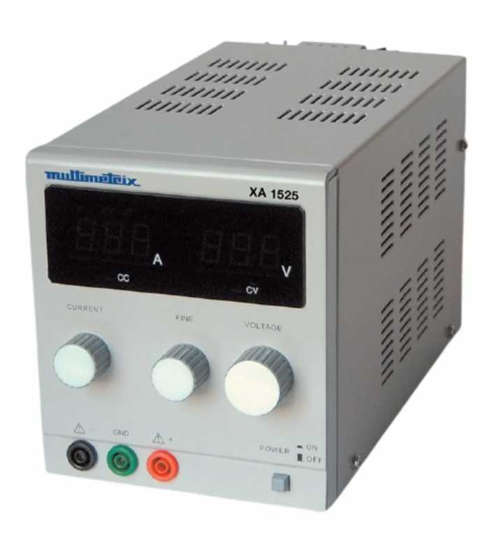 Chauvin Arnoux XA 1525 [XA1525] 1-Output, 15V DC, 2.5A Adjustable Bench Power Supply