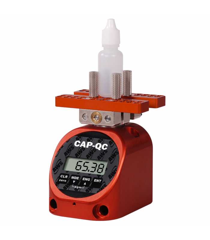 Checkline AWS CAP-QC [CAP-QC-25i] Vial Cap Torque Tester, 25 Lb-In / 2.82 Nm Capacity