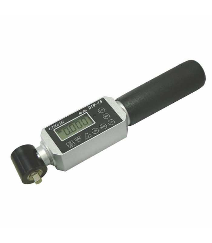 Checkline Cedar DIW [DIW-4W] Digital Torque Wrench with USB Output, 35.00 lbf-in / 40.00 kgf-cm / 4.00 N-m Capacity, 1/4in drive