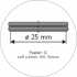 Checkline DM-820-1 Analog Metric Dial Thickness Gauge