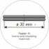 Checkline DM-820 Analog Metric Dial Thickness Gauge