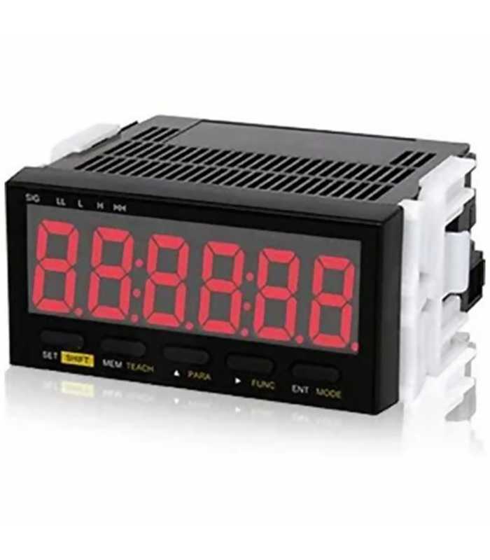 Checkline DT-501X [DT-501XA-CPT-FVC] Panel Meter Tachometer, 100-240 VAC Powered, Relay Output, Analog Output With 36 Pin Connection
