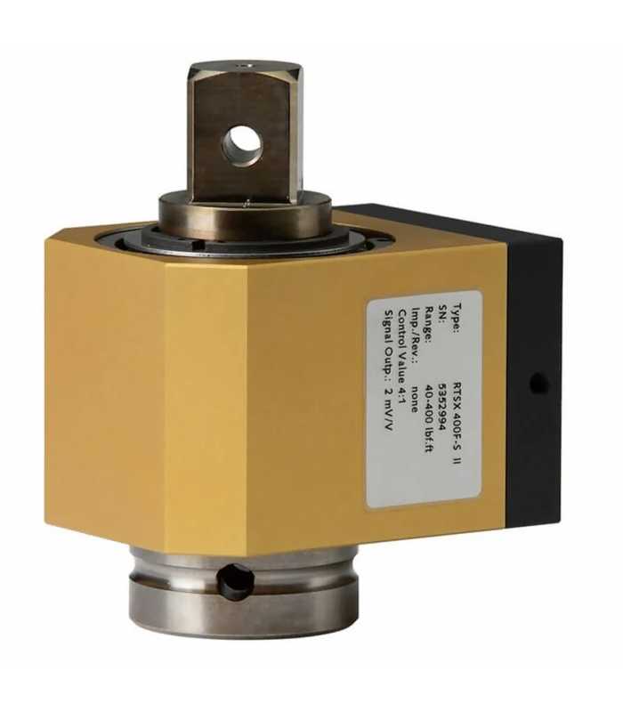 Checkline Mountz RTSX [RTSX400F] Rotary Torque Transducer, Range 40-400 Lb-Ft, Drive Size 3/4"