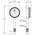 Checkline RX-1600 [RX-1600-C] Type C Dial Durometer For Medium Hard Elastomers And Plastics