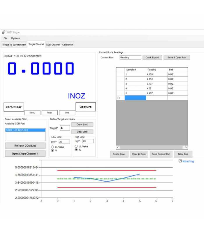 Checkline SMD-SC [SMD-SC] Torque Tester Software, For Data Analysis and Collection