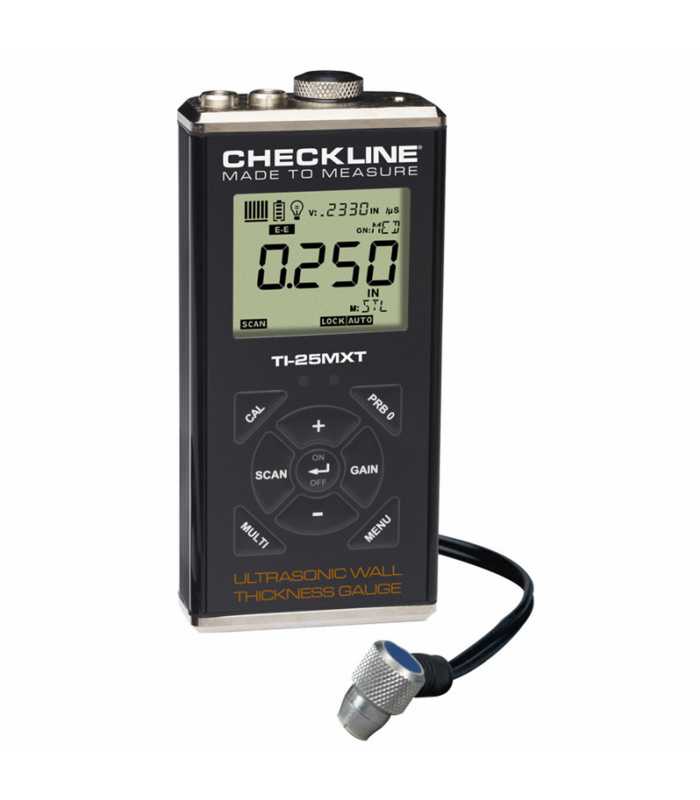 Checkline TI-25MXT Thru-Paint Ultrasonic Wall Thickness Gauge