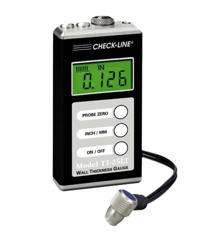 Checkline TI-25LT-SS Stainless-Steel Only Ultrasonic Thickness Gauge Kit *DISCONTINUED SEE TI-25PX*