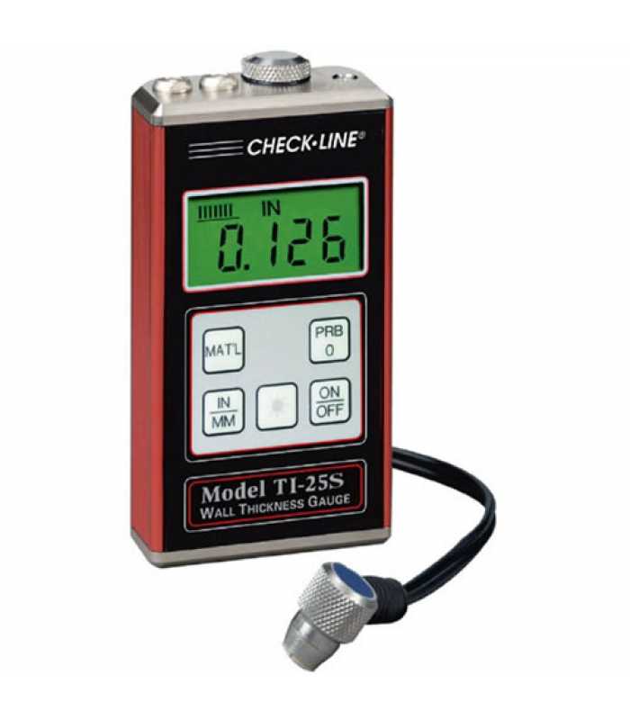 Checkline TI-25S [TI-25S] Ultrasonic Thickness Gauge Kit [DIHENTIKAN] LIHAT TI-25SX