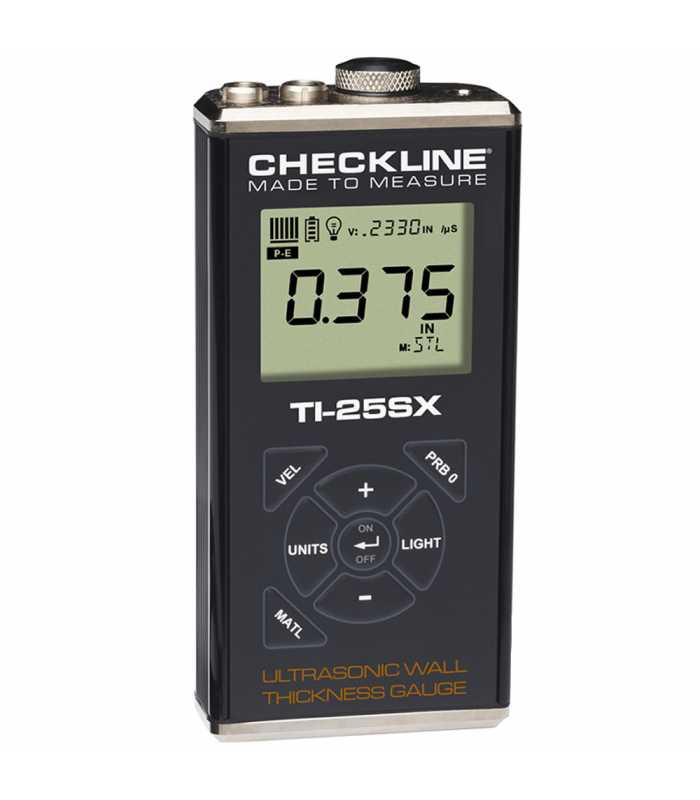 Checkline TI25SXWOP [TI-25SX-WOP] General Purpose Ultrasonic Wall Thickness Gauge Without Probe