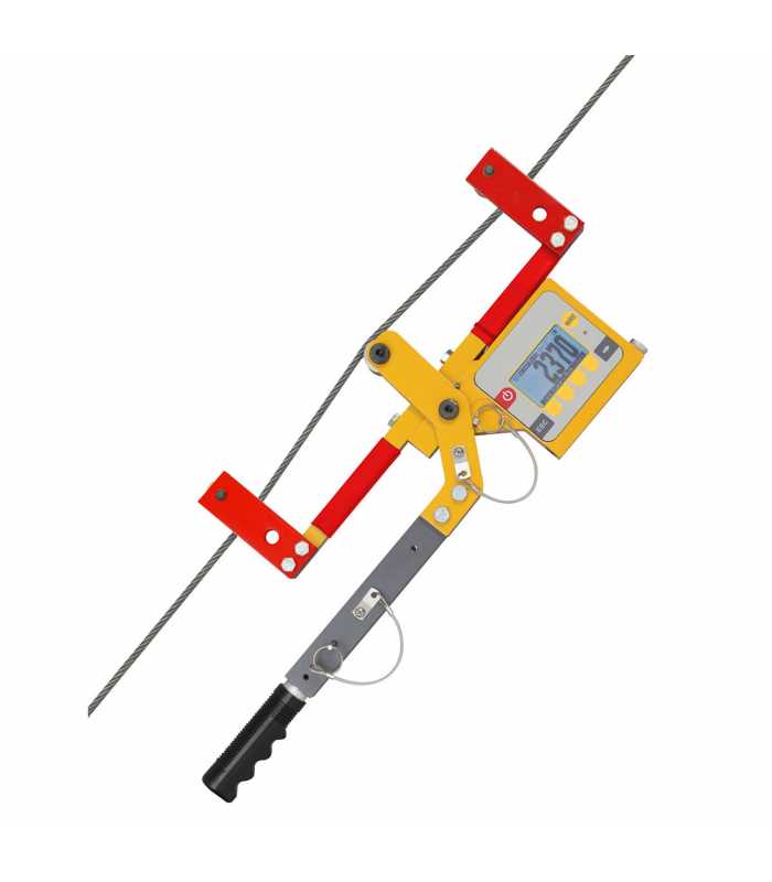 Checkline Dillon TTXL [TTXL-V2] Cable Tension Meter, 33000 Lb / 150 KN / 15000 Kg Capacity With 1 Set Of Sheaves, Calibration For 1 Wire