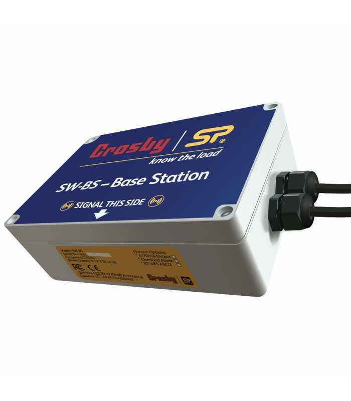 Crosby SP SW-BS [2789314] Wireless Base Station For Use with Loadcells, 2.4MHz Output