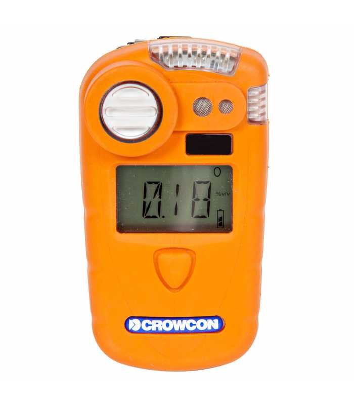 Crowcon Gasman GSR [GSR-02-EA-Z] Intrinsically Safe Personal Single Gas Monitor without Charger, Rechargeable Battery, 0-25% vol. Oxygen (O2)