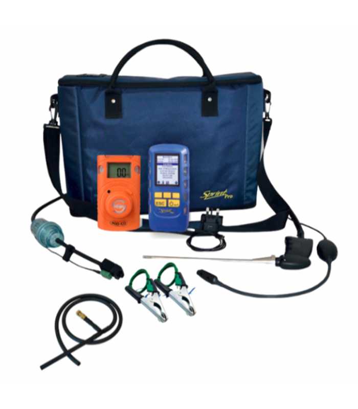 Crowcon Sprint Pro 3 [PRO3-SAFETYKIT] Multifunction Flue Gas Analyser Safety Kit