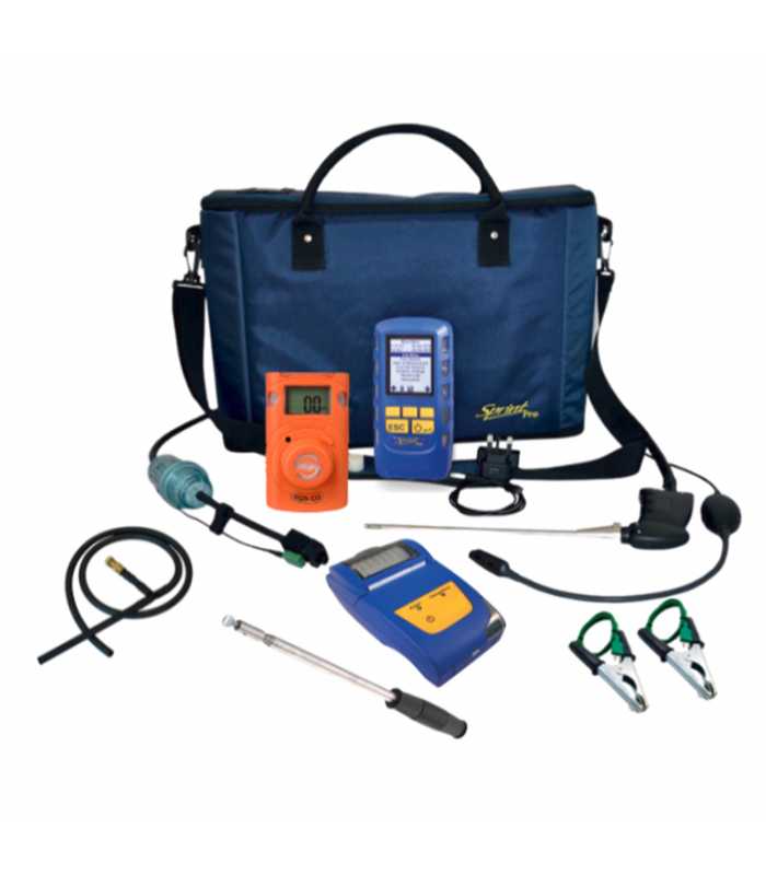 Crowcon Sprint Pro 4 [PRO4-COMBOKIT] Multifunction Flue Gas Analyser Combo Kit