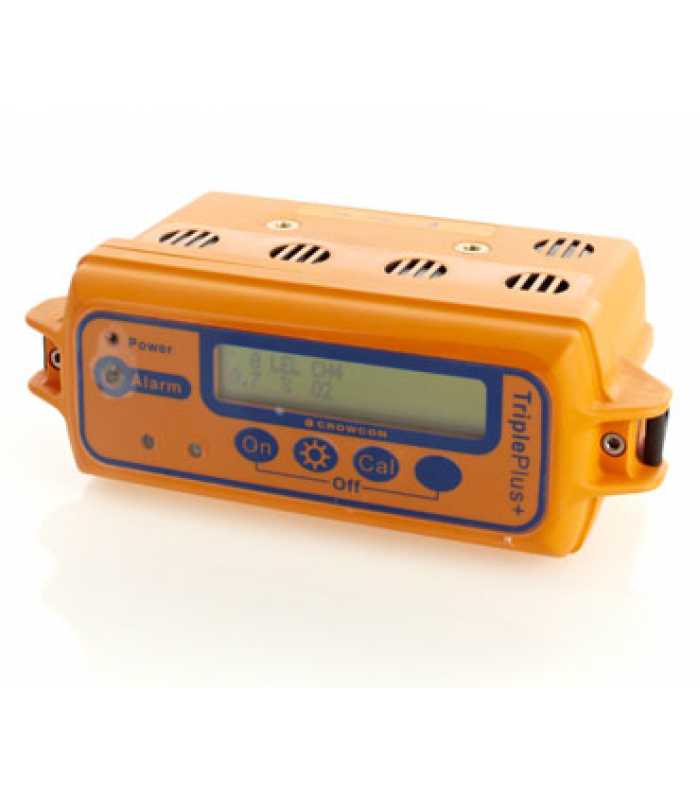 Crowcon Triple Plus+ [TP-ACAGZZZZ-A-001-A] Portable Gas Monitor, 2-Gas, PENT % LEL, O2, Pumped, Li Ion Battery, UK ATEX