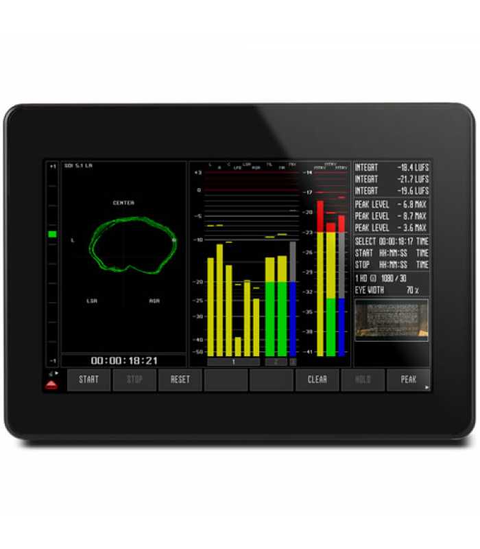 DK-Technologies DK T7 Stereo High Precision, 7" Multi touch Audio, Loudness and Logging Meter