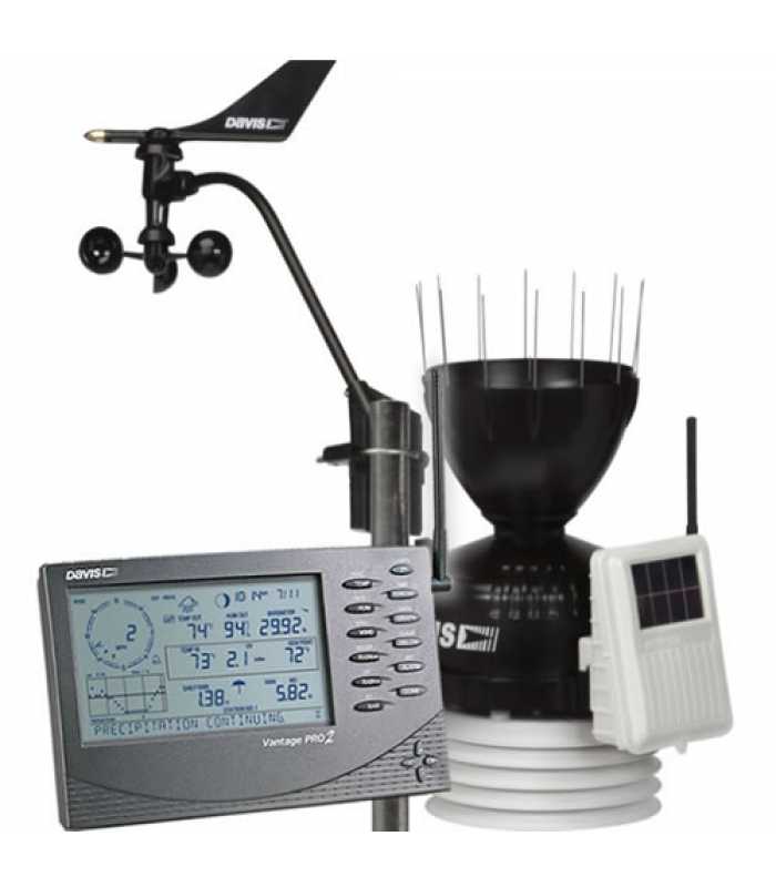 Davis Vantage Pro2 [6152] Wireless Weather Station w/ with Standard Radiation Shield*DISCONTINUED SEE 6252*