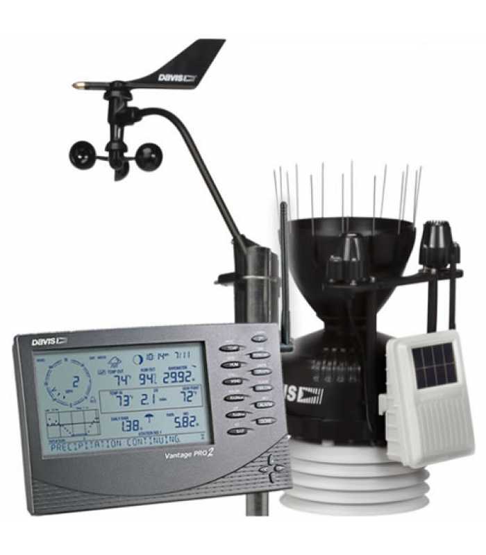 Davis Vantage Pro2 Plus [6162] Wireless Weather Station w/ UV & Solar Radiation Sensors