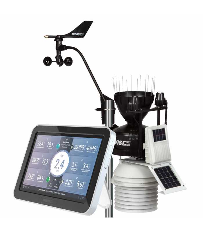 Davis Vantage Pro2 [6253] Wireless Weather Station with 24-Hour Fan Aspirated Radiation Shield and WeatherLink Console