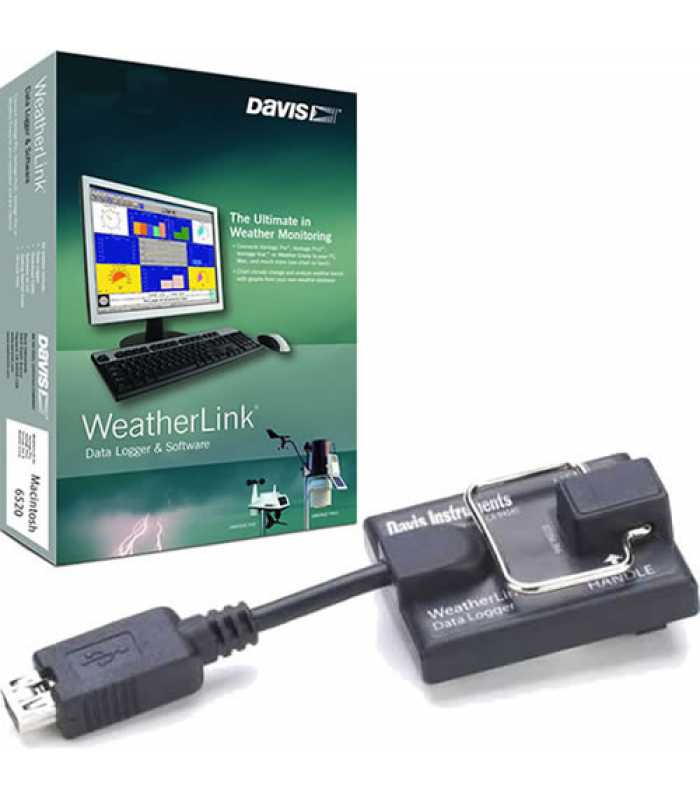 Davis 6520USB USB Data-Logger w/ MAC WeatherLink Software
