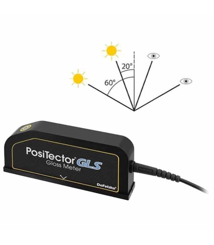 DeFelsko PosiTector PRBGLS [PRBGLS2060] PosiTector Gloss Meter - Probe Only - Range: Semi Gloss, 60° Value:10 – 70 GU, Measure With: 60°